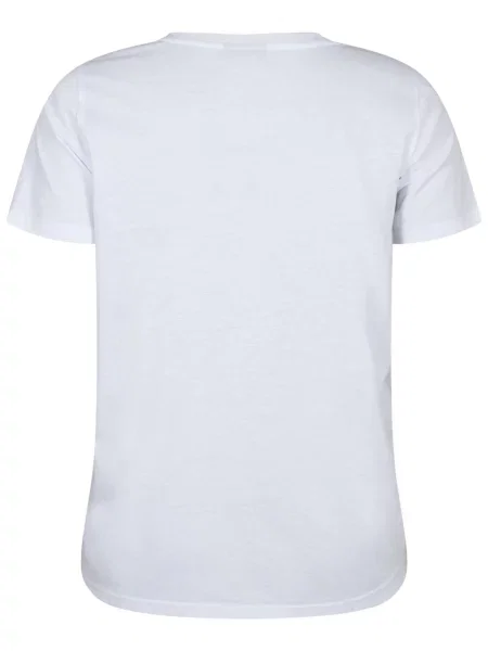 Zizzi Tricou Mkatja' alb