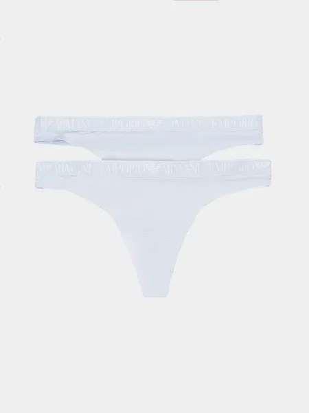 Набір трусів Emporio Armani поліамід/еластан блакитний