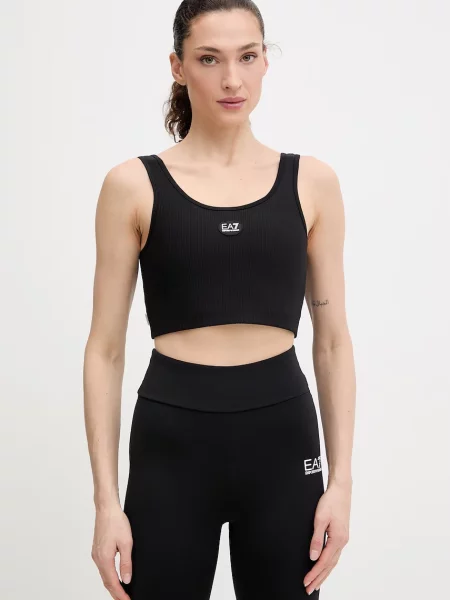Sportovní podprsenka Emporio Armani černá