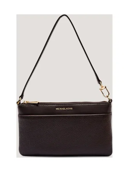 Geanta de piele Michael Kors din piele plic maro