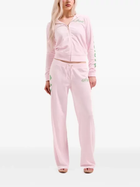 Hanorac cu glugă Juicy Couture roz