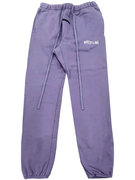 Pantaloni Fear Of God Essentials cu imagine violet