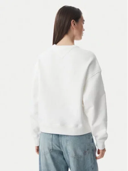Mikina Tommy Jeans bílá