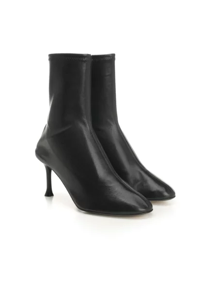 Buty do kostki Alevi Milano skórzane czarne