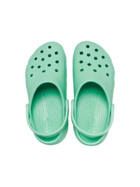 Pantofi Crocs cu platformă clasici verde
