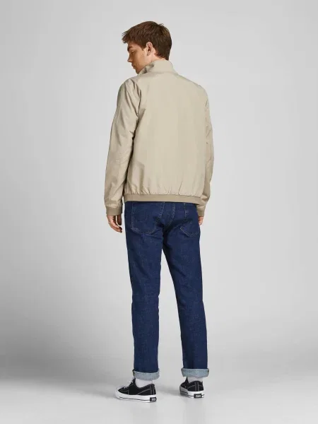 JACK & JONES Prechodná bunda Rush Harrington svetlobéžová béžová