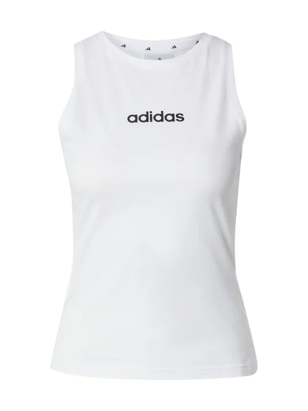 ADIDAS SPORTSWEAR Sport top Essentials Linear negru alb