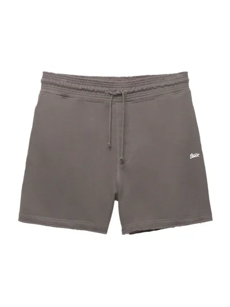 Pull&Bear Pantaloni STWD gri închis alb