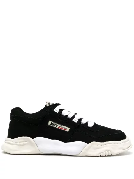 Sneakerși Maison Mihara Yasuhiro cu șireturi din dantelă negru