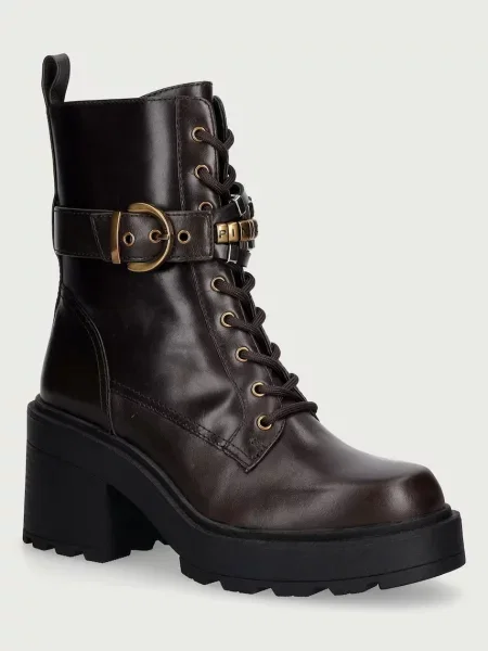 Pantofi Pinko din piele maro