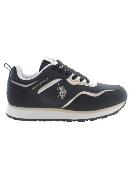 Polo U.s Polo Assn. zamszowe wsuwane czarne