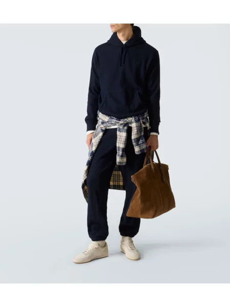 Pletene hlače Polo Ralph Lauren modra