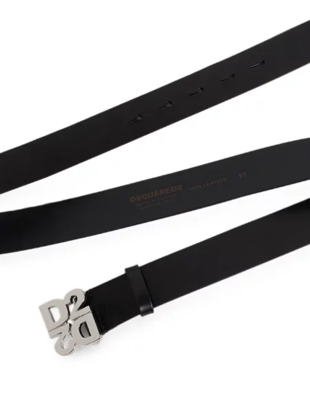 Cu centură curea Dsquared2 negru