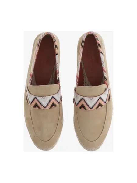 Missoni espadryle zamszowe Amelia beżowy