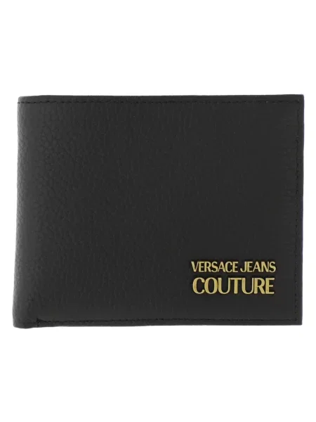 Portfel Versace z logo czarny
