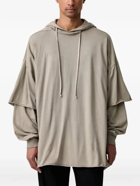 Bluza z kapturem Rick Owens Drkshdw zielona