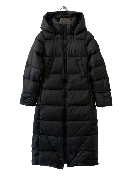 Geacă cu puf Canada Goose cu glugă negru