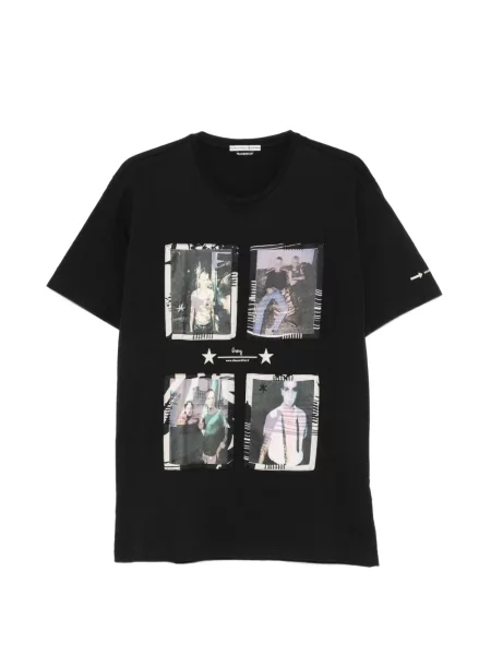 Tricou Daniele Alessandrini cu imagine negru