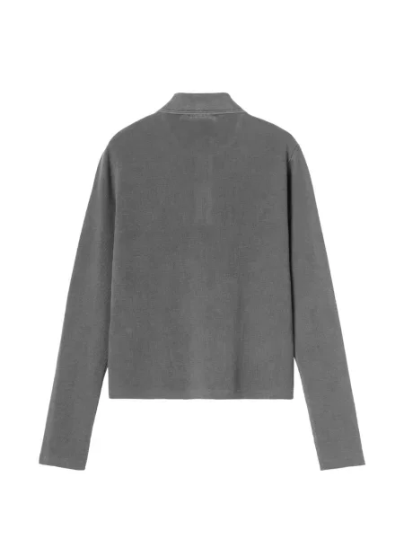 Lung tricou polo Carhartt Wip gri