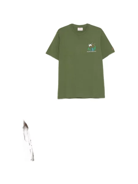Scurt tricou Mc2 Saint Barth verde