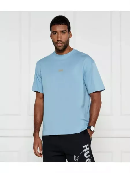Hugo Blue Tricou Nalono | Relaxed fit albastru