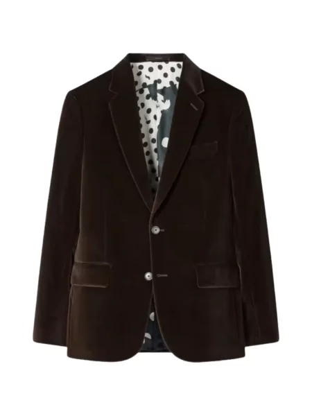 Sacou Paul Smith de catifea maro