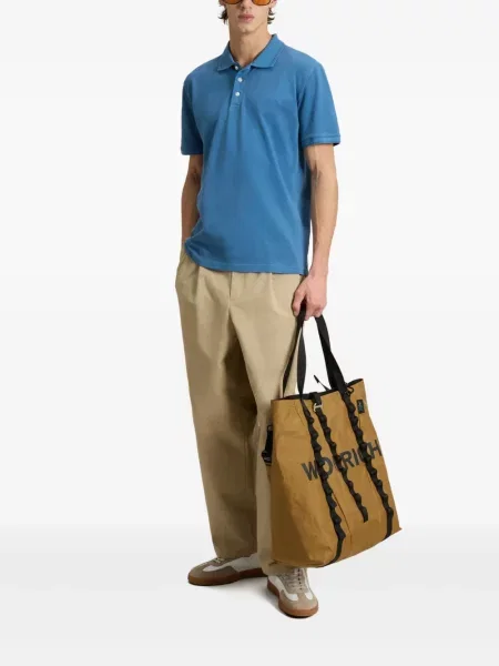 Polo Woolrich albastru