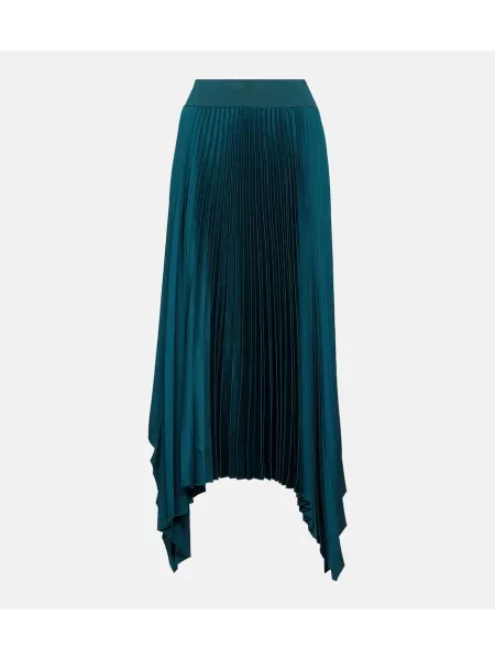 Fustă midi Joseph până la genunchi albastru