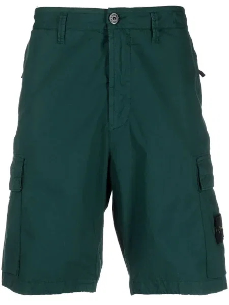 Šortky cargo Stone Island s kamínky zelené