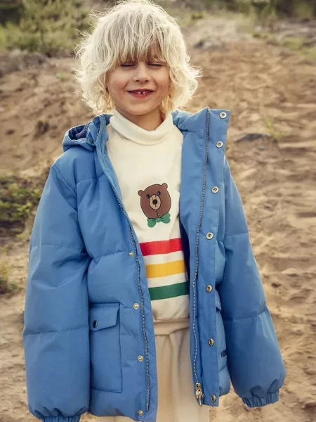 Mini Rodini Dětská bunda modrá
