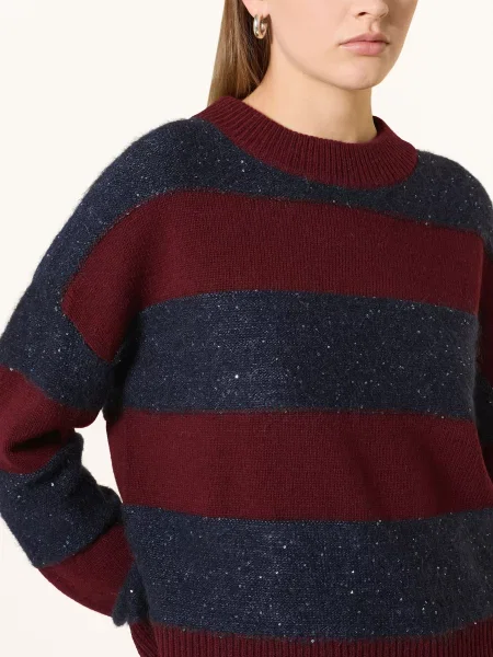 Darling Harbour Sweter Z Cekinami blau