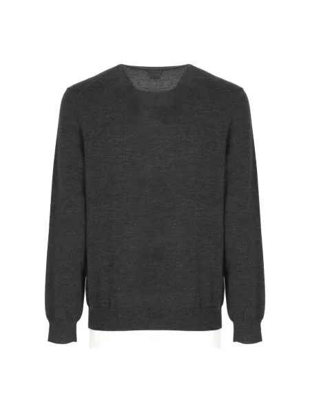 Sweter w kroju regular fit z czystej wełny Polo Ralph Lauren szary