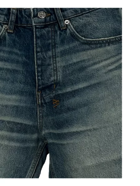 Pantaloni scurți din denim Ksubi albastru
