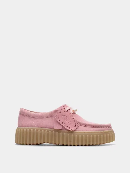 Ботинки Clarks розовые