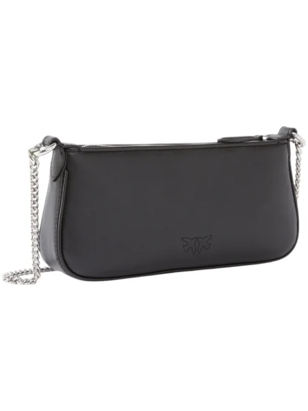 Geanta de piele Pinko din piele negru