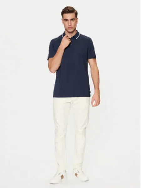 Guess Polokošile Tmavomodrá Regular Fit modré