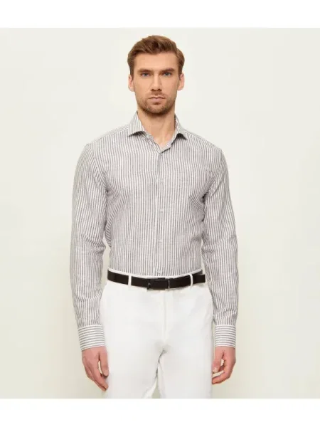 BOSS BLACK De in cămașă negru