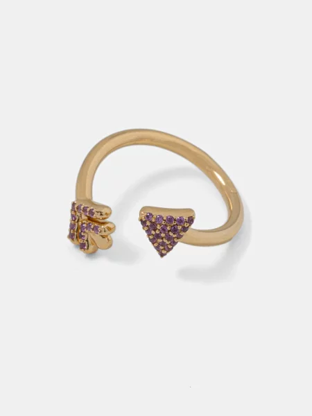 Pozlačen prstan Tous zlata