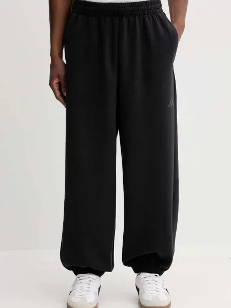 Спортивні штани adidas Soft Lux однотонні чорний