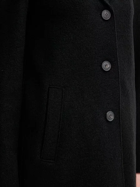 Вовняне пальто OUI чорний