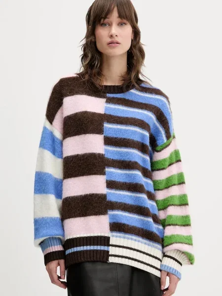 Stine Goya pulover din amestec de lână maro