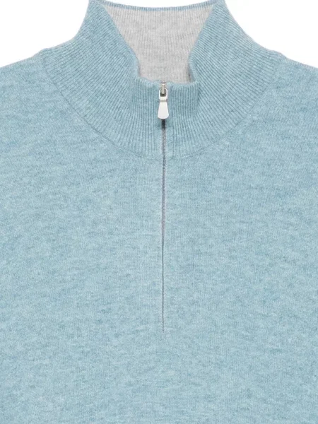 Długi sweter Gran Sasso niebieski