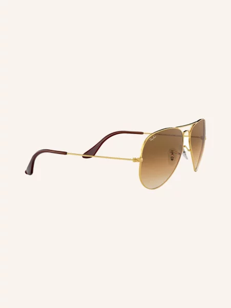 Ray-Ban Sluneční Brýle Aviator zlatá/ hnědý přechod zlaté