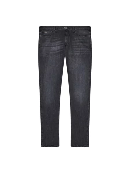 Jeansy Emporio Armani czarne