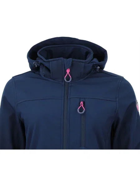 Geacă Peak Mountain softshell albastru