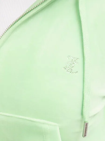 Велюровый свитер Juicy Couture с капюшоном