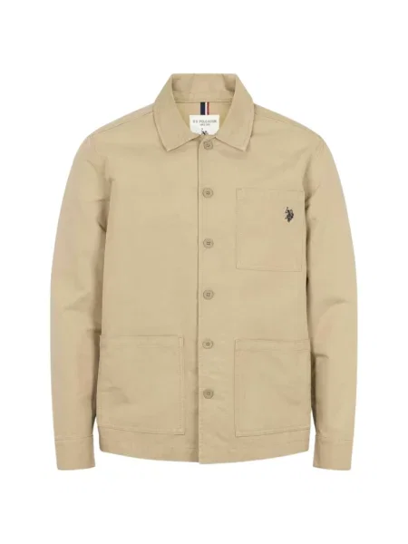 U.S. POLO ASSN. Cămașă Connor Overshirt bej