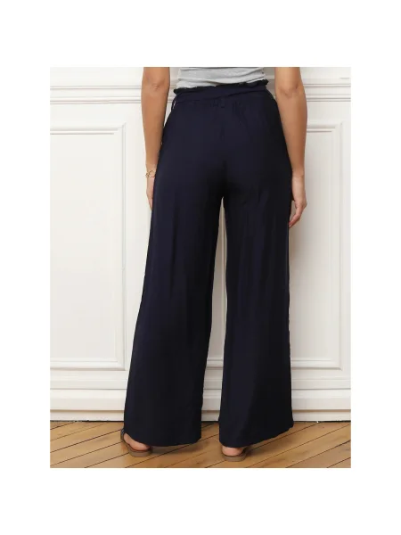 Pantaloni La Modeuse albastru