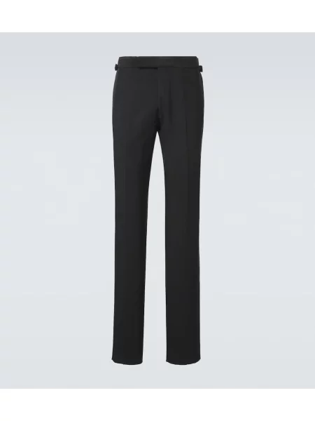 Pantaloni Tom Ford de lână negru
