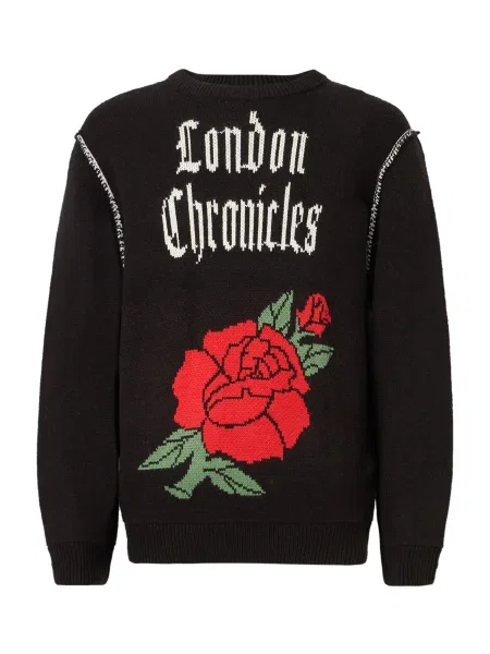 Only & Sons Pulover ONSPALE verde deschis / roșu negru